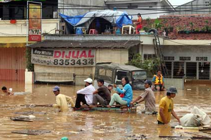 Other Side of the Flood in Jakarta